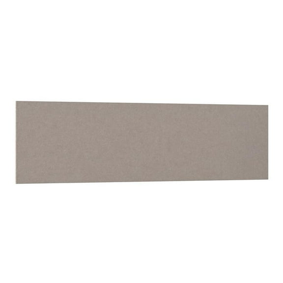 BFF 57"W Contemporary Fabric Acoustic Tackboard in Warm Beige