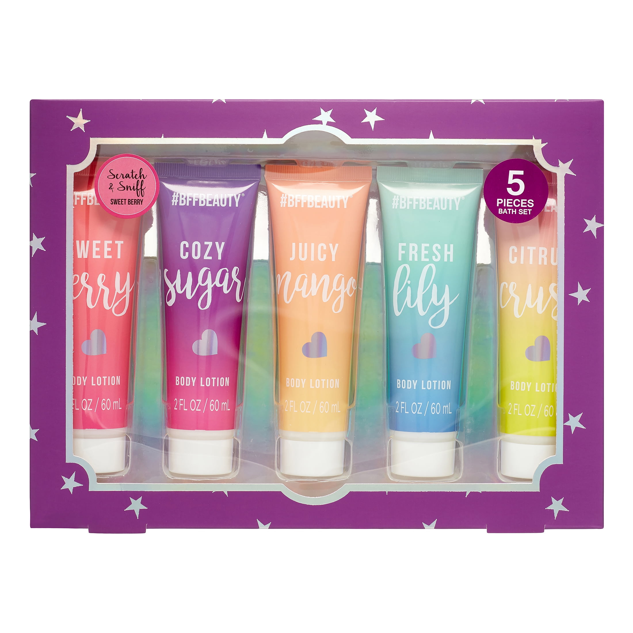 BFF Beauty Scented Body Lotion Gift Set, 5 count 