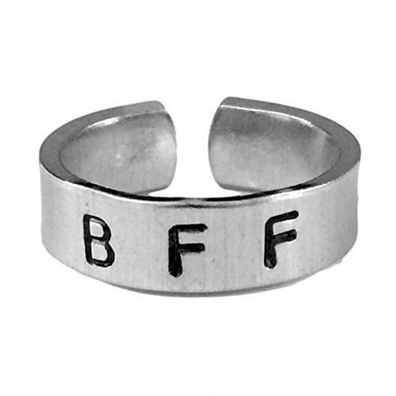 BFF - Best Friends Forever- Handstamped Cuff Ring
