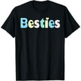 thumbnail image 1 of BFF Bestie Heart Best Friend Slumber Party Matching Pajama T-Shirt, 1 of 4