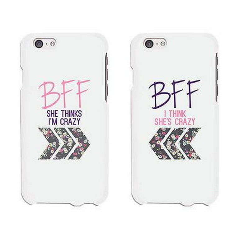 Cell Phones Matching Phone Cases Bff BFF Floral Arrow Cute BFF