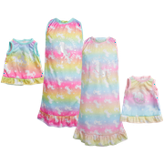 BFF & Me Girls' Pajamas - 2 Pack Nightgown with Matching Doll Dress (Size: 6-12)