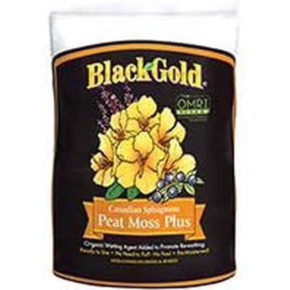 BFG Supply Black Gold Organic Sphagnum Peat Moss Soil, 0.33 cu. ft