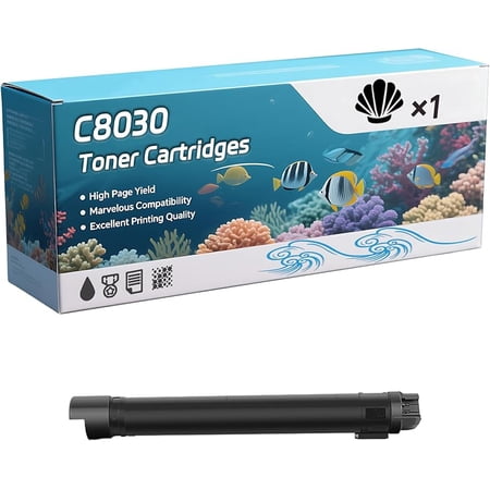 BFGT C8030 Toner Cartridges Compatible for Xerox AltaLink C8030 C8035 C8045 C8055 C8070 EC8036 EC8056 Printers, Capacity 26000 Pages, with Chip, Stable Output
