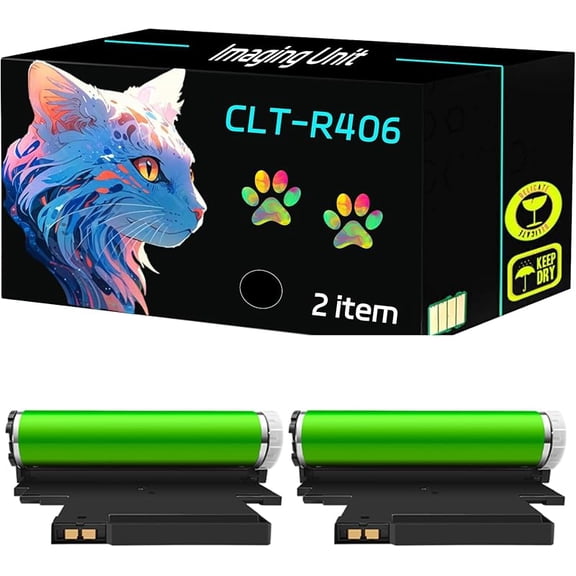 BFGT CLT-R406 Imaging Unit Compatible for Samsung CLP-365 CLP-365W CLX-3305FW Xpress C410W Xpress C430W Xpress C460FW Xpress C480FW Printers, Print Clearly