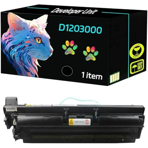ZNER D1203000 Developer Unit Compatible for Ricoh Aficio MP 2352SP 2852 2852SP 3352 3352SP MP 2553 3053 3353 Printers, Print Clearly