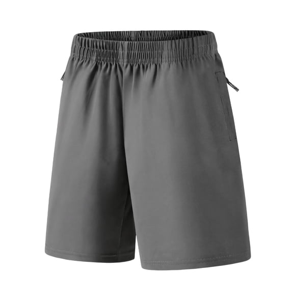 BFHHYA Big Boys Running Shorts Cusual Elastic Waist Shorts Lightweight Athletic Shorts with Pockets for Big Boys Size 5-15 Years