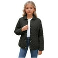 thumbnail image 1 of BFHHYA Boys Girls Lightweight Puffer Jacket Kids Button-Up Coat Lapel Casual Warm Outerwear with Pockets for Weekend Errands(5-14Y), 1 of 9