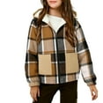 thumbnail image 1 of BFHHYA Boys Girls Sherpa-lined Plaid Hoodie Kids Teen Fall Winter Zip-Up Casual Hooded Jacket Long Sleeve Outerwear with Pockets for Playdates (4-15Y), 1 of 5