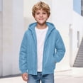 thumbnail image 1 of BFHHYA Boys Winter Coat Teens Youth Casual Zip up Quilted Jackets Windproof Windbreaker Kids Long Sleeve Hooded Outwear with Pockets 5-16 Years, 1 of 8
