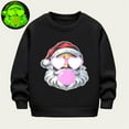 thumbnail image 1 of BFHHYA Girls Boys Christmas Sweatshirt Kids Glow-in-the-Dark Santa Printed Pullover Crew-Neck Long Sleeve Sweatshirt for Christmas Eve & Nightly Walks(2-12Y), 1 of 6
