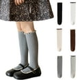thumbnail image 1 of BFHHYA Girls Ruffle Knee High Socks School Uniform Dress Socks for Little/Big Girls Kids Cotton Long Sock, 1 of 3