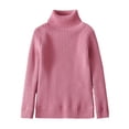 thumbnail image 1 of BFHHYA Girls Turtleneck Sweater Knit Base Layer Long Sleeve Warm Inner Wear for Fall/Winter Daily Layering & Indoor Gatherings (1-13Y), 1 of 2