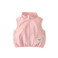 thumbnail image 1 of BFHHYA Kids Lightweight Vest Fashion Zipper Stand Collar Sleeveless Jacket Solid Color Casual Boys Girls Outerwear 0-9 Years, 1 of 7