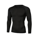 thumbnail image 1 of BFHHYA Mens Thermal Compression Shirts Warm Long Sleeve Fleece Lined Tops Athletic Base Layer Shirts, 1 of 7