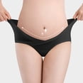 thumbnail image 1 of BFHHYA Women's Cotton Maternity Plus Size Underwear Pregnancy Low-Waist Panties Soild Color Support Underpants for Prenatal Woman, 1 of 8