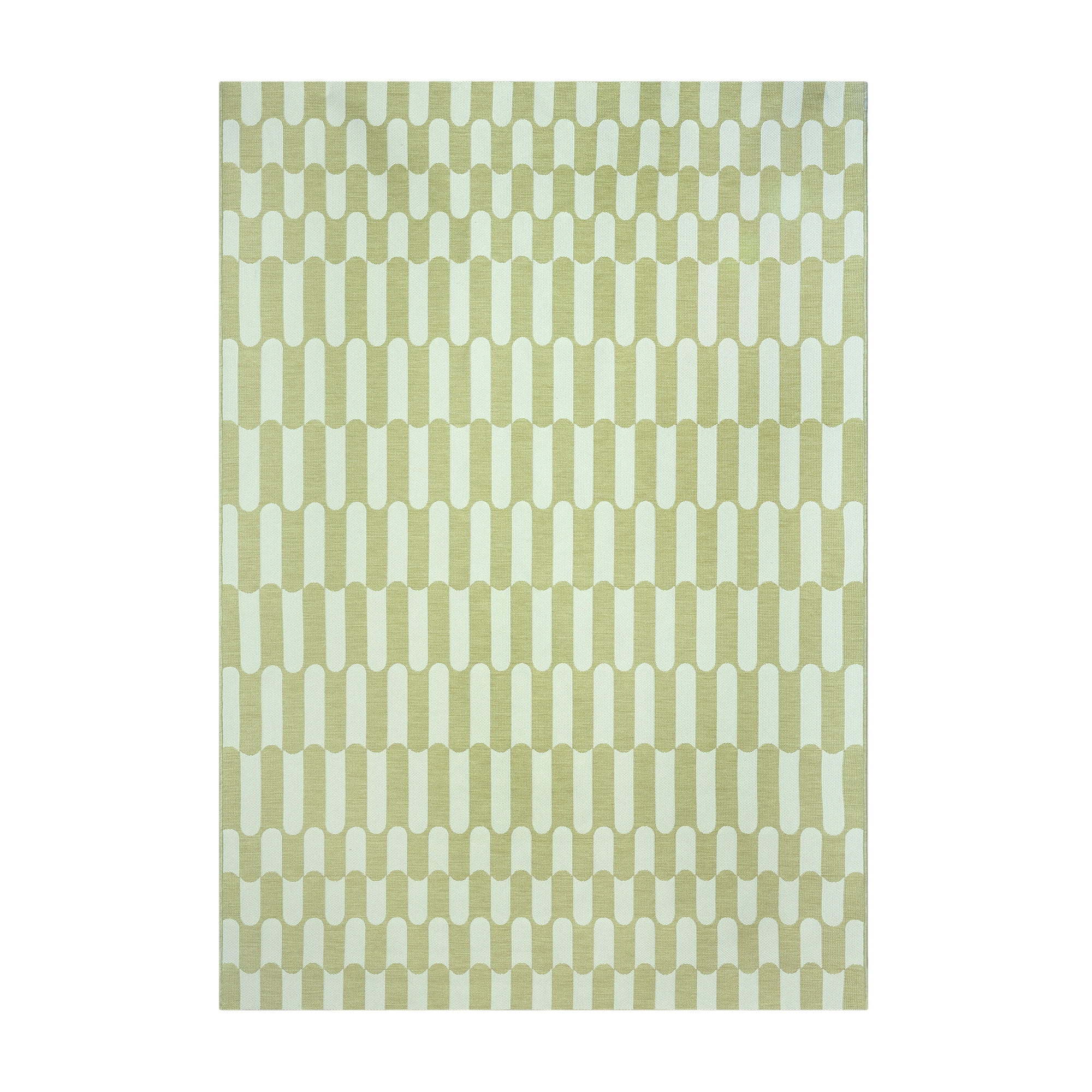 Beautiful 7' x 10' Tiled Stripes Outdoor Rug by Drew Barrymore
