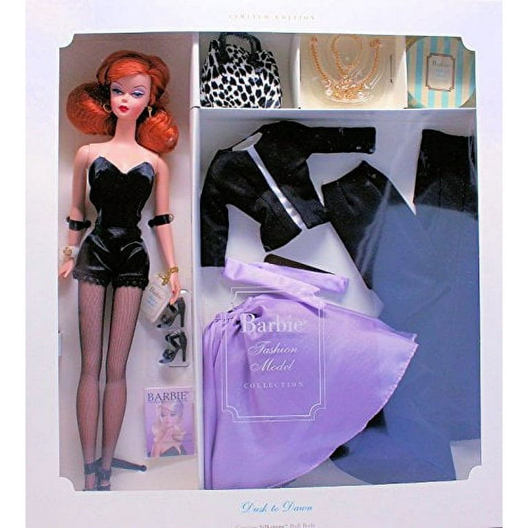 シルクストーンバービーDusk To Dawn Silkstone Barbie BFMC Dusk to Dawn Silkstone Barbie Doll Giftset Gold Label 2000