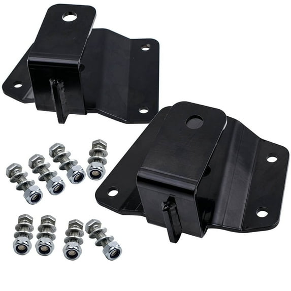 BFO 2" Rear Axle Drop Hangers Fit Chevrolet Silverado 1500 Base Extended Cab 2000