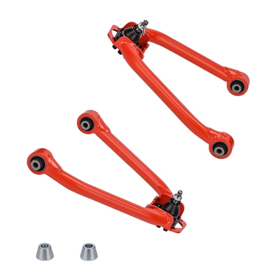 BFO 2pcs Adjustable Front Upper Camber Control Arms Set for Nissan 350Z 2003-2009