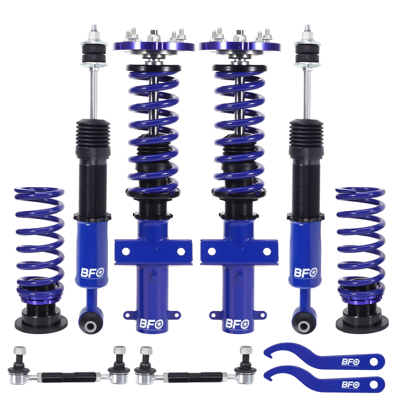 BFO Coilovers for Ford Mustang 2005-2014 GT S-197, Height Adjustable ...