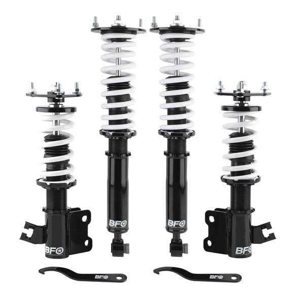 BFO Coilovers for Nissan S14 240SX Base/LE/SE 1995-1998., Height Adjustable Coilovers Suspension Kit, Preset Damping Shock Absorber Struts, Lowering Kit