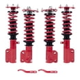 thumbnail image 1 of BFO Coilovers for Toyota Corolla 1987-2002 E90 E100 E110 AE92 AE101 AE11, Height Adjustable Coilovers Suspension Kit, Preset Damping Shock Absorber Struts, Lowering Kit Red, 1 of 9