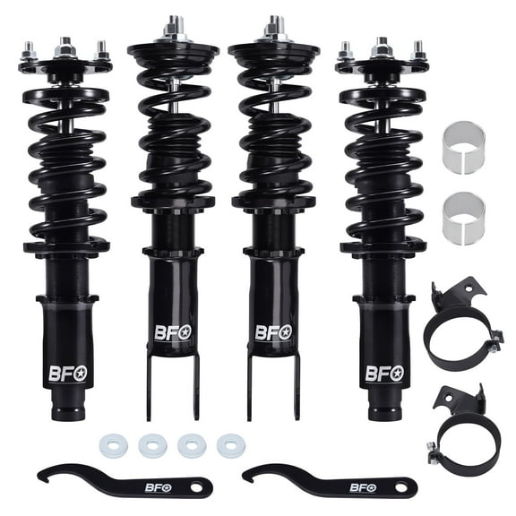 BFO Height Adjustable Coilover for Honda Civic 5th EG EJ EH 91-95 & 3rd DB DC 94-01 EK3 EK9 24ways Adjustable Damper Shock Strut 3Gen in 1 Fits select: 2000 HONDA CIVIC EX, 1997-1998 HONDA CIVIC LX