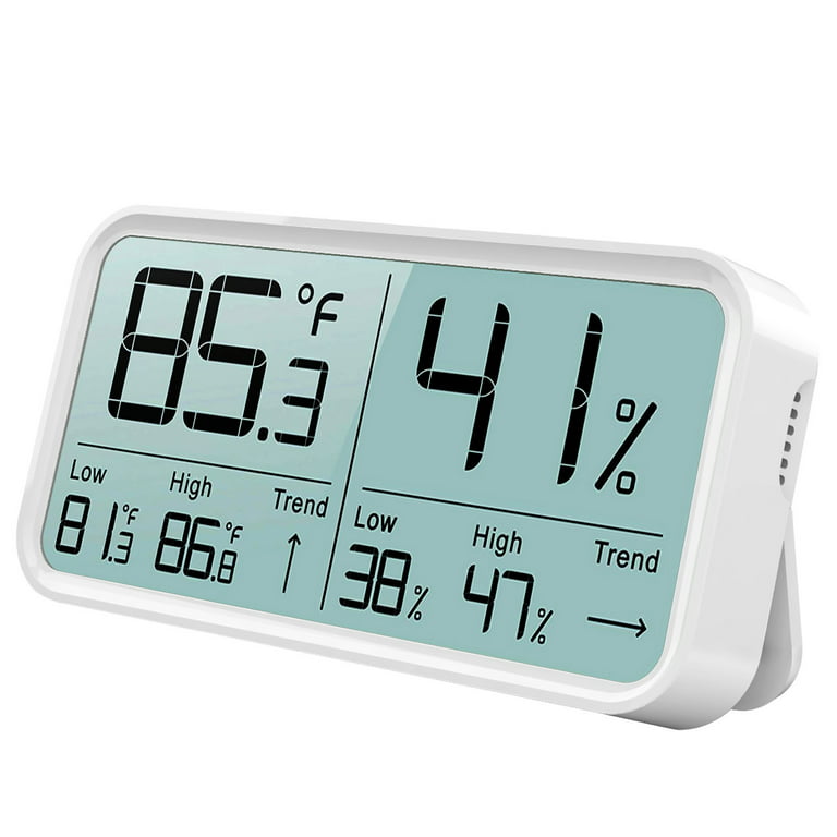 ThermoPro TP55W Digital Hygrometer Indoor Thermometer Humidity Gauge with  Jumbo Touchscreen and Backlight Temperature Humidity Monitor 