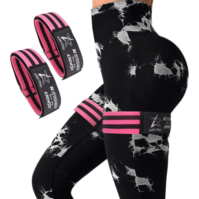 BFR Occlusion Bands for Women Glutes Blood Flow Restriction Bands for Legs Butt Hip Building Workouts Best Fabric Resistance Bands for Squat Butt