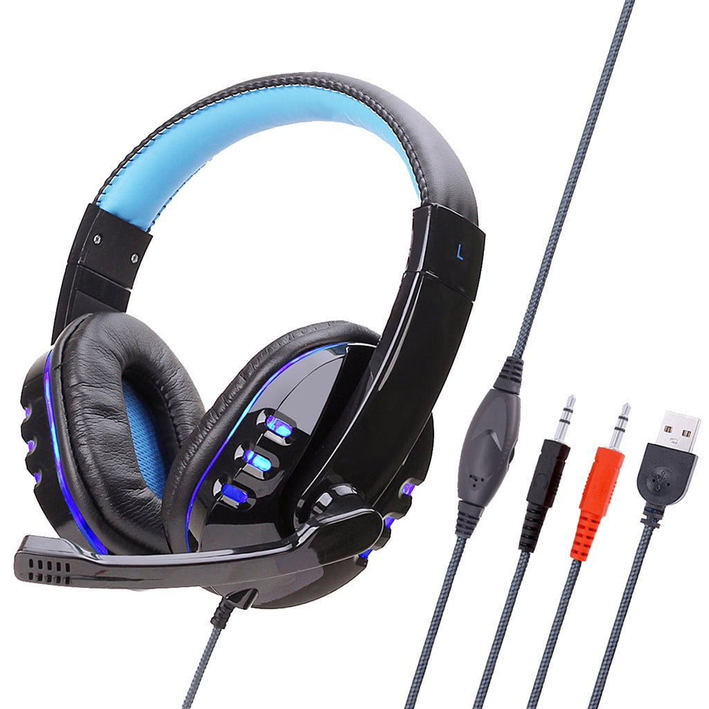 BFSAUHA Gaming Headset USB+3.5mmOverEar Stereo Gaming Headphone