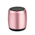 BFSAUHA Mini Bluetooth Speaker Wireless Mini Small Stereo Outdoor Portable Bass Small Steel