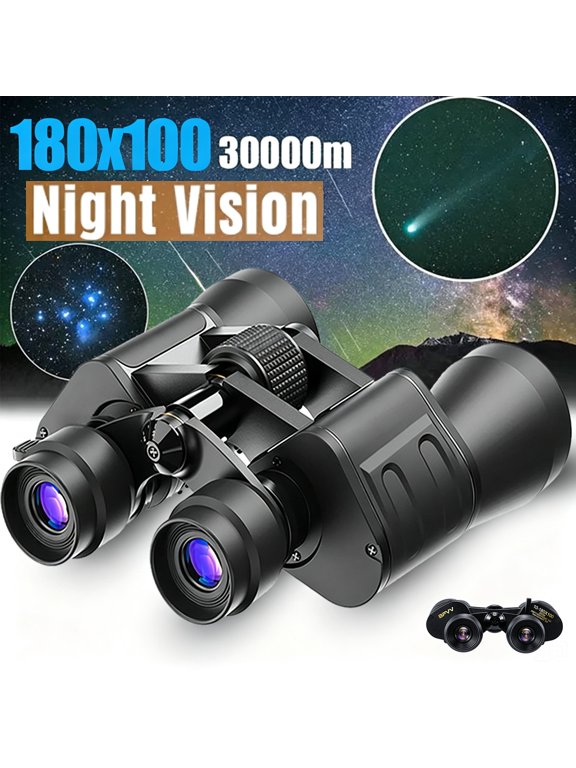 180x100 High-Power Binoculars - Night Vision & Low-Light Ready with BAK4 Prisms + FMC Lenses, Ideal for Birdwatching, Hunting, Hiking- Clear Imaging, Premium Gift for Adults