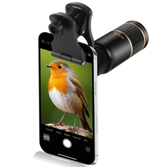 BFVV 22X HD Telephoto Phone Lens, High Power Universal Camera Attachment for iPhone, Android & Samsung