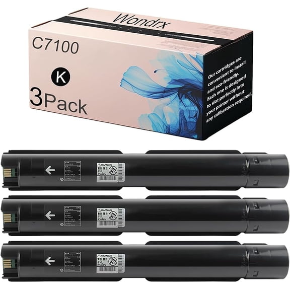 C7120 Toner Cartridge for Xerox C7120, High Yield 32000 Pages, Reliable Performance Compatible for Xerox VersaLink C7120 C7125 C7130 Printer