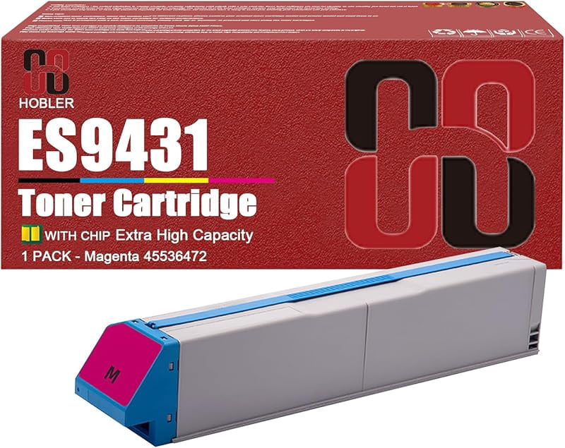 Chip toner bianco compatibile da 2 pezzi per OKI ES9541 Chip toner bianco compatibile da 2 pezzi per OKI ES9541