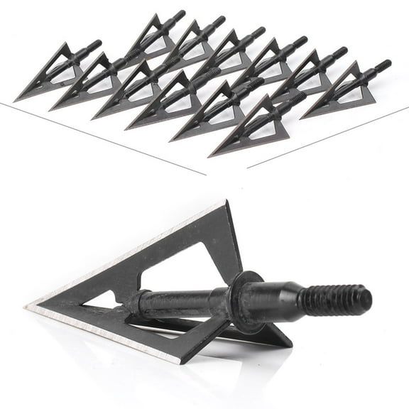BFY 100 Grain 3 Fixed Blade Archery Arrow Heads Bow Hunting