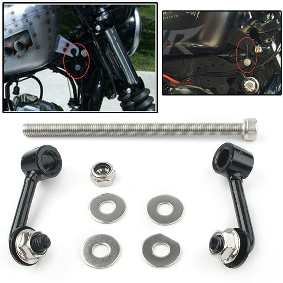 BFY 2" Gas Tank Lift Risers Kit Set for Harley Davidson Sportster XL883 XL1200 KA