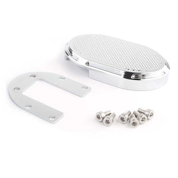 NS 2 PC Brake Pedal Pad Cover Footrest Cover for Harley Sportster XL883 XL1200,Silver