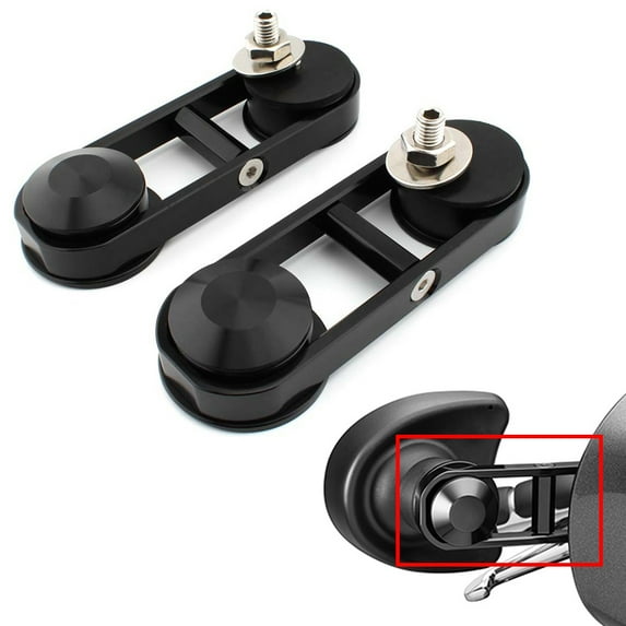 BFY 2PCS Drop Mirror Relocator Mount for Harley Touring Street Glide FLHX 2014-2022