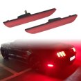thumbnail image 1 of BFY 2PCS for 2015-2022 Ford Mustang Red Shell LED Rear Car Side Marker Light Lamp, 1 of 7