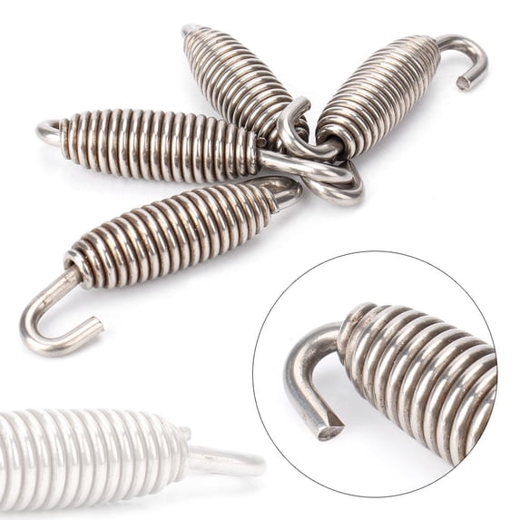 BFY 4PC 50mm Short Exhaust Springs Steel Fit Honda Universal Stainless