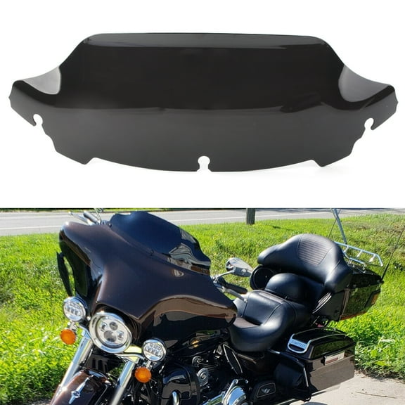 BFY 7' Motorcycle Wave Windshield Windscreen For Harley Touring Electra Street Glide 14-21