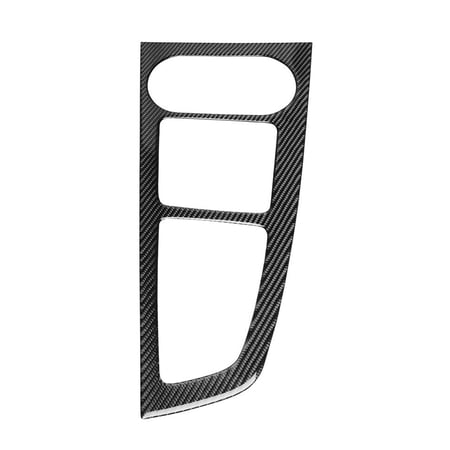 BFY Auto Carbon Fiber Gear Shift Panel Cover Trim Sticker for Audi A4 B9 2017-2020, LHD