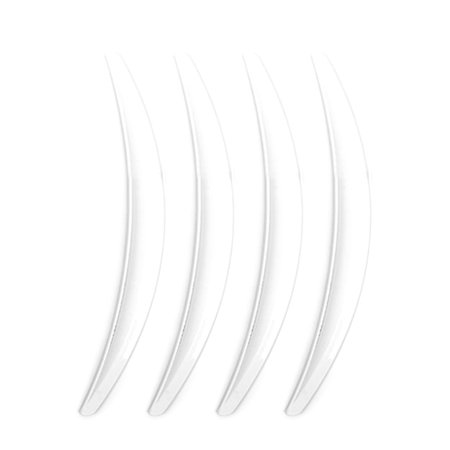 BFY Auto Wheel Tires Eyebrow Strip Fender Flare Protector Arch Lip Edge Trim Strip Wheel Decoration Protector Mudguards Strip for Tesla Model 3 2017-2020, White