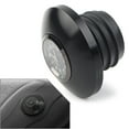 thumbnail image 1 of BFY Black Motorbike Fuel Gas Tank Oil Cap Cover With Watch For Harley Softail Dyna Road King, 1 of 9
