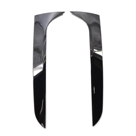 BFY Car Rear Window Side Spoiler Wing Trim Cover Canard Splitter Replacement for Audi A4 B8 Allroad Avant 2009-2016, Glossy Black