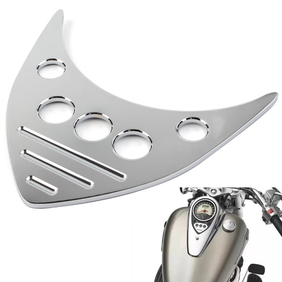BFY Chrome Aluminum Motorcycle Dashboard Panel Cover Guard For Kawasaki VN900 Classic/LT Custom 2007-2019