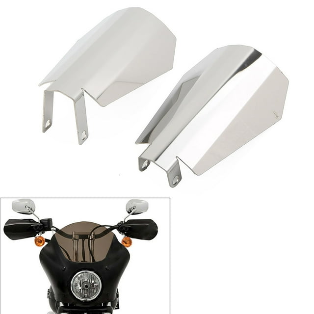 BFY Chrome Hand Guards Guard For Harley Touring Road Street Electra