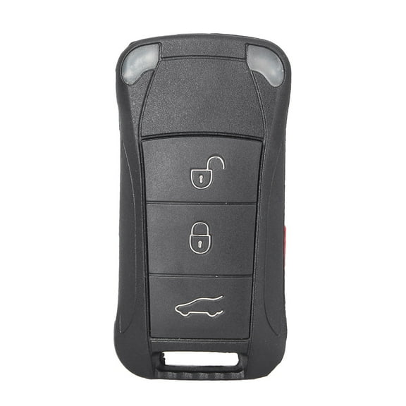 BFY For Porsche Cayenne 2003-2011 3 Buttons with Panic Remote Shell Fob key Case Auto Accessories